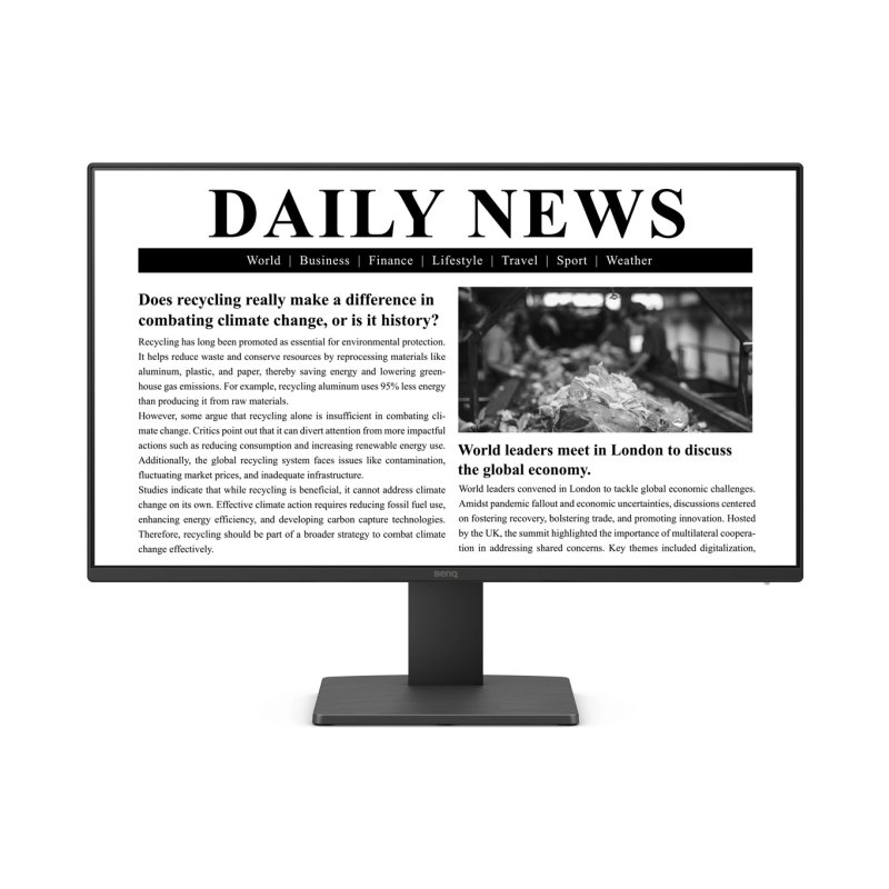 BenQ GW2491 computer monitor 60.5 cm (23.8") 1920 x 1080 pixels Full HD LED Black