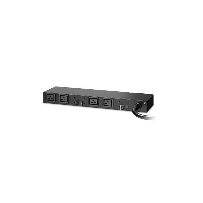APC AP6031A unité de distribution d'énergie 4 sortie(s) CA 1U Noir