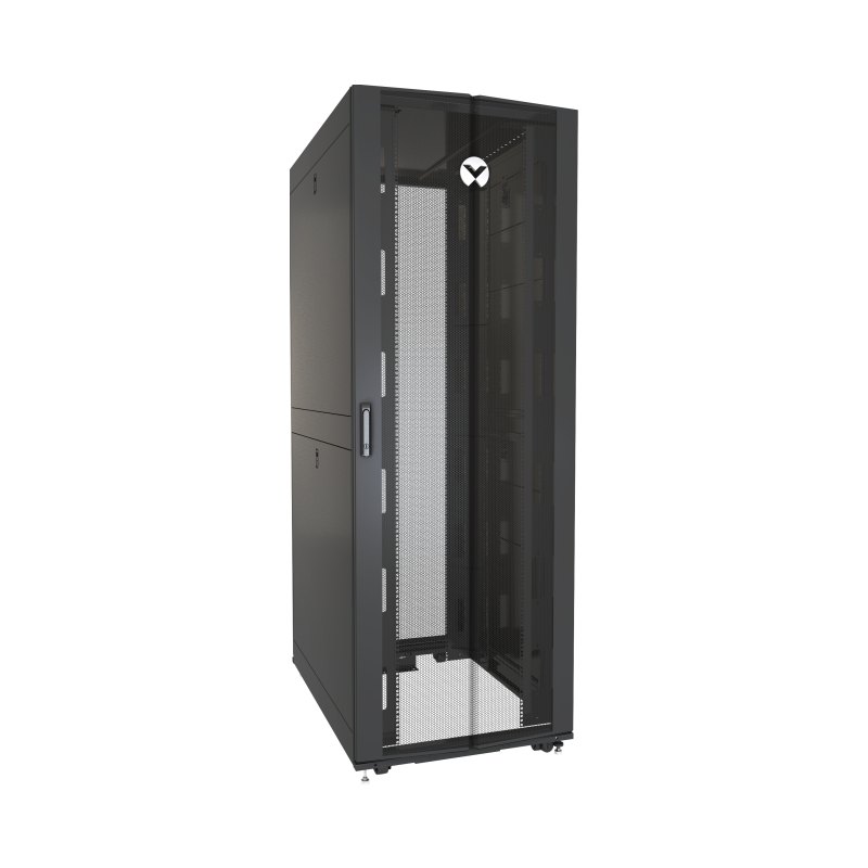 Vertiv VR3357 rack cabinet 48U Freestanding rack Black, Transparent
