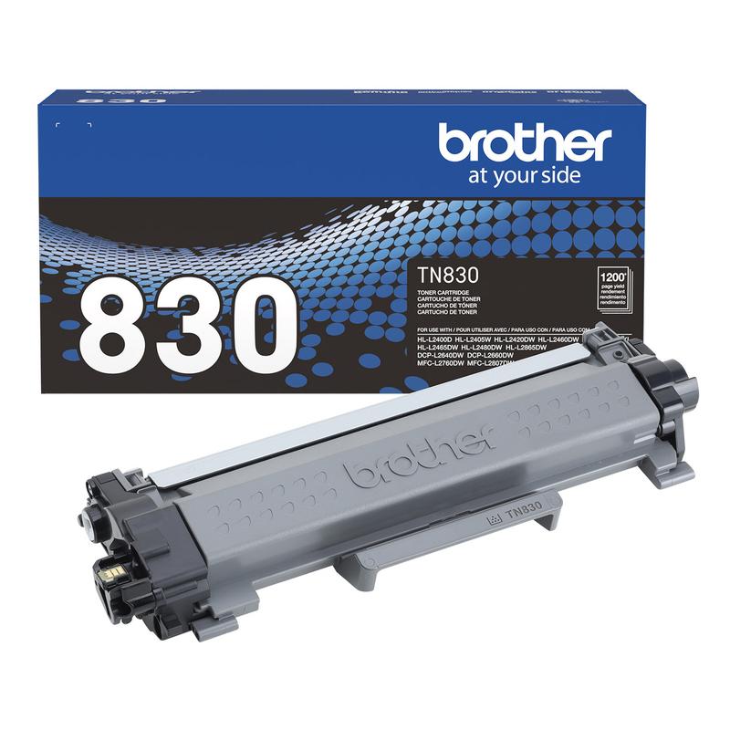 Brother TN-830 Cartouche de toner 1 pièce(s) Original Noir