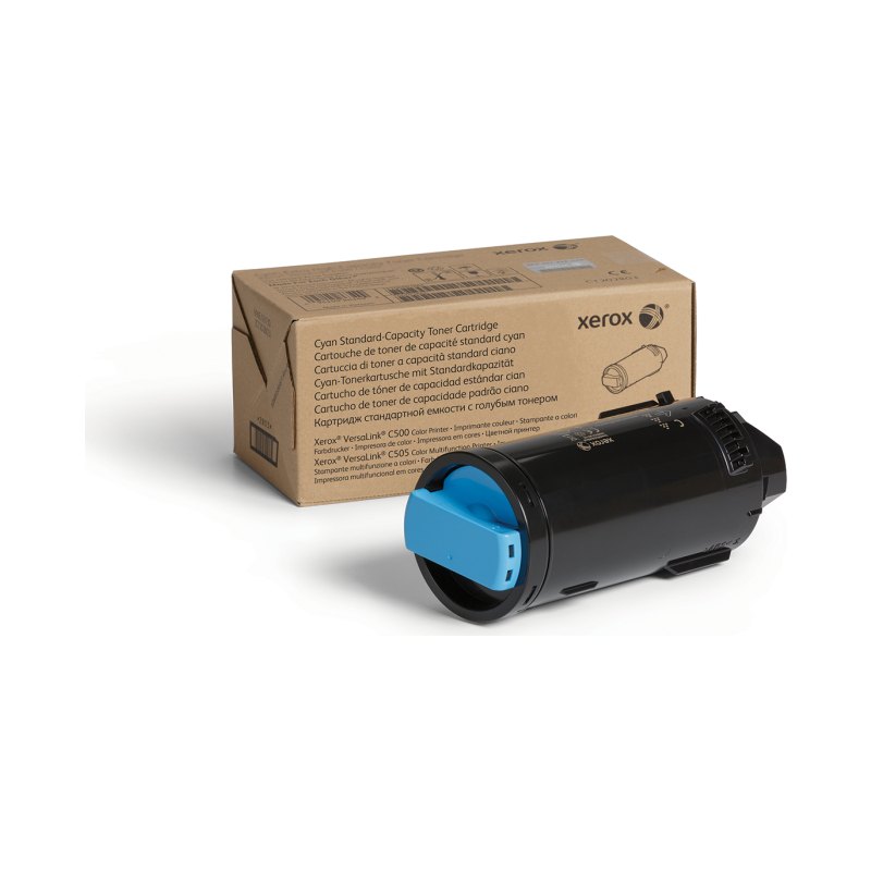 Xerox Genuine ® VersaLink® C500 Color Printer/C505 Color Multifunction Printer Cyan Standard capacity Toner Cartridge (2400 Pages) - 106R03859