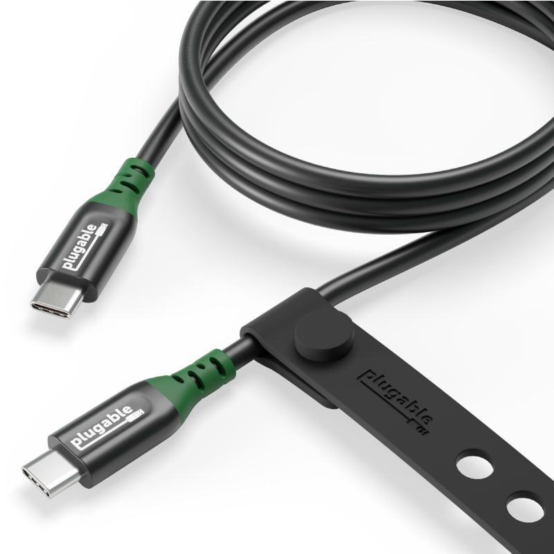 Plugable Technologies USBC-240W-1M câble USB 20 Gbit/s Noir