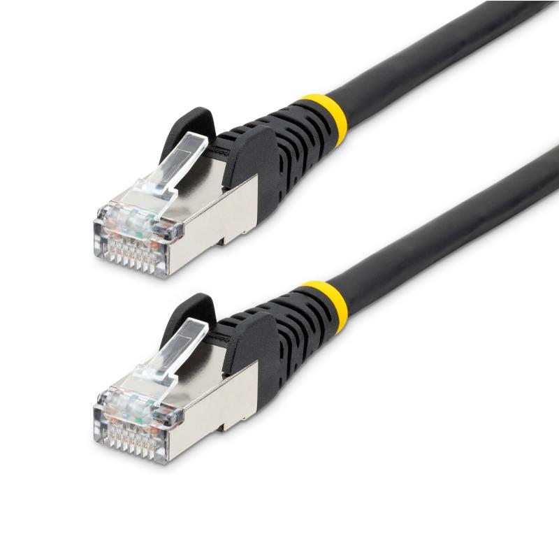 StarTech.com NLBK-14F-CAT6A-PATCH câble de réseau Noir 4,2 m S/FTP (S-STP)