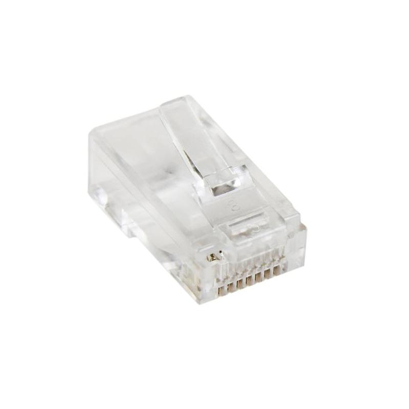 StarTech.com 50 Prises RJ45 Cat5e mâle - Connecteurs Modulaires Multibrin RJ45 Catégorie 5e en vrac