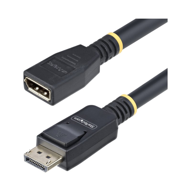 StarTech.com Câble d'Extension DisplayPort 1.4 de 3m, Câble d'Économie de Port DP 1.4, 8K 60Hz, Cordon Adaptateur d'Extension DP Mâle vers Femelle, Câble d'Extension DisplayPort, Gaine TPE, M/F