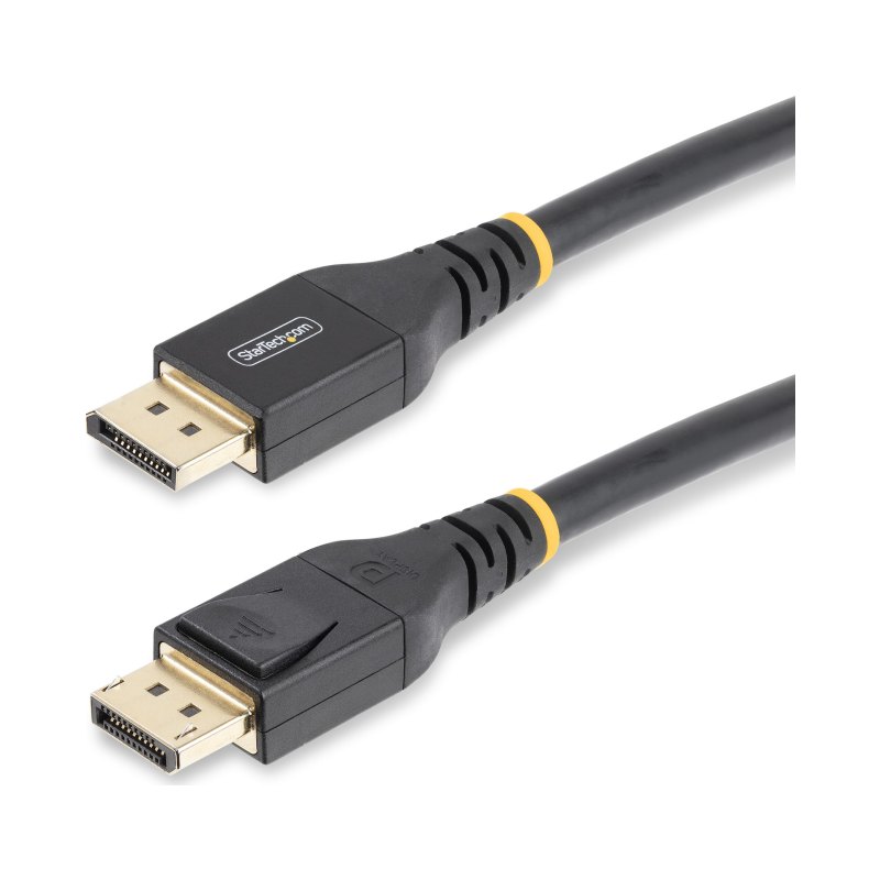 StarTech.com Câble DisplayPort 1.4 Actif de 7m - Câble DisplayPort DP8K avec HBR3, HDR10, MST, DSC 1.2, HDCP 2.2, 8K 60Hz, 4K 120Hz - Câble/Cordon DP 1.4 Mâle/Mâle (M/M)
