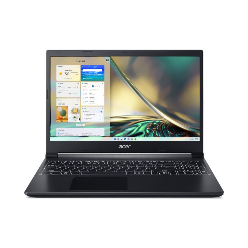 Acer Aspire 7 A715-43G-R83Y AMD Ryzen™ 7 5825U Laptop 39.6 cm (15.6") Full HD 16 GB DDR4-SDRAM 1 TB SSD NVIDIA GeForce RTX 3050 Ti Wi-Fi 6 (802.11ax) Windows 11 Home Black