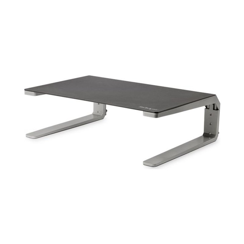 StarTech.com Monitor Riser Stand - Steel and Aluminum - Height Adjustable - For up to 32" (22lb/10kg) Displays