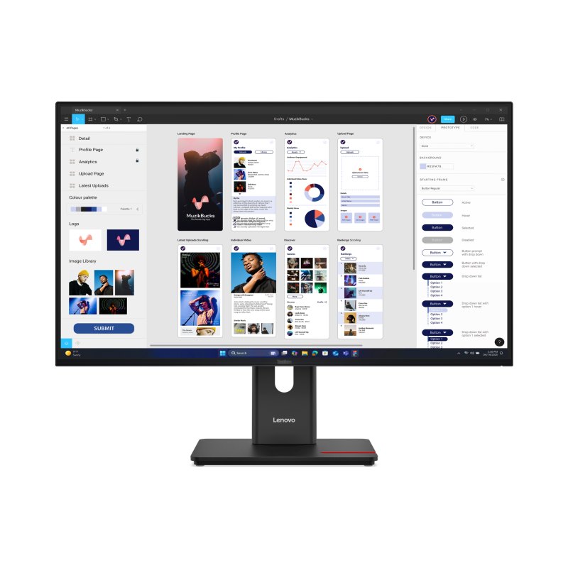 Lenovo ThinkVision T32UD-40 Monitor