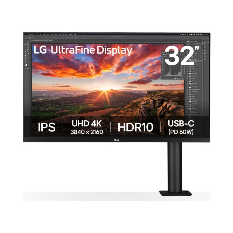 LG 32UN880K-B computer monitor 80 cm (31.5") 3840 x 2160 pixels 4K Ultra HD LCD Black