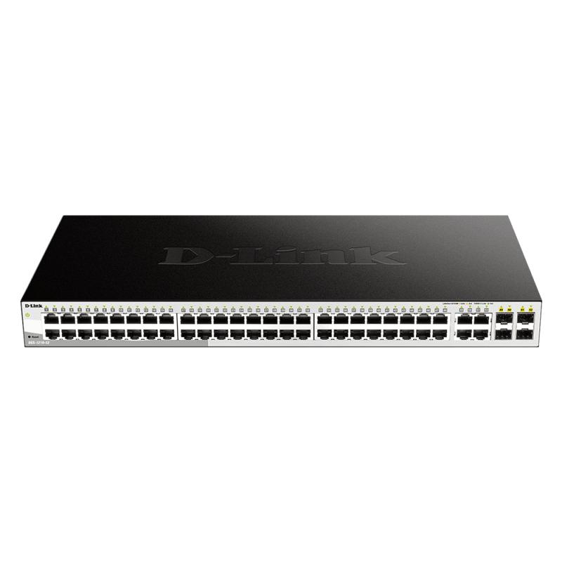 D-Link DGS-1210-52 commutateur réseau Géré L2 Gigabit Ethernet (10/100/1000) 1U Noir