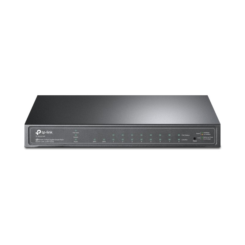TP-Link JetStream 10-Port Gigabit Smart Switch with 8-Port PoE+