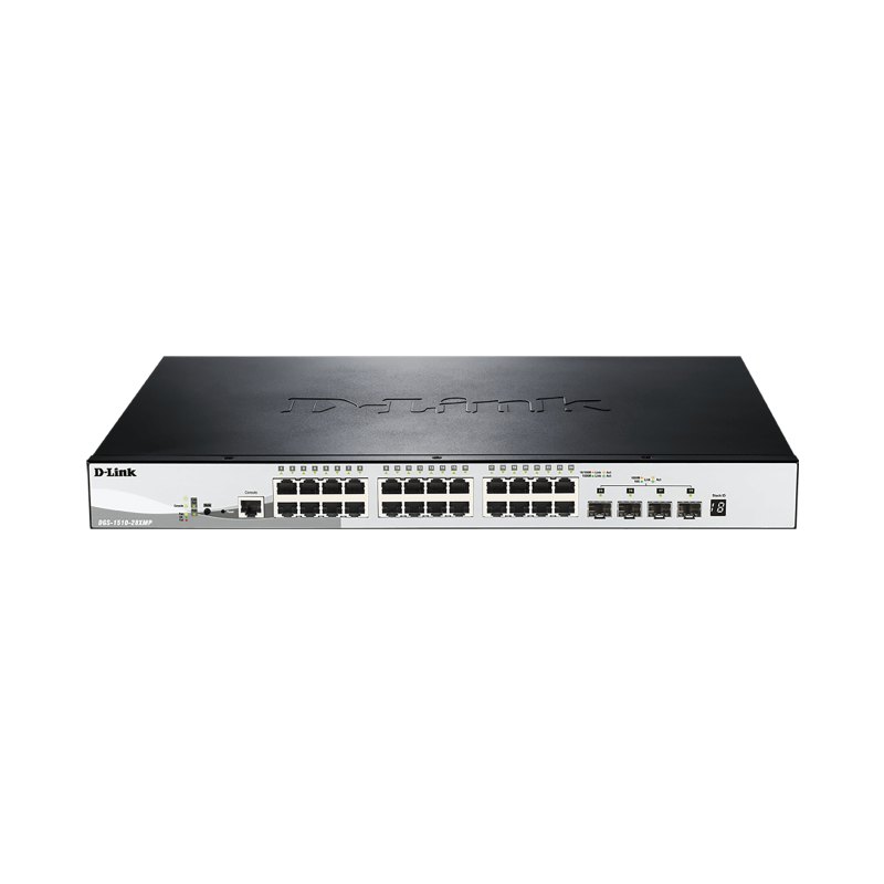 D-Link 28-Port Gigabit Stackable POE Smart Managed Switch including 4 x 10G SFP+