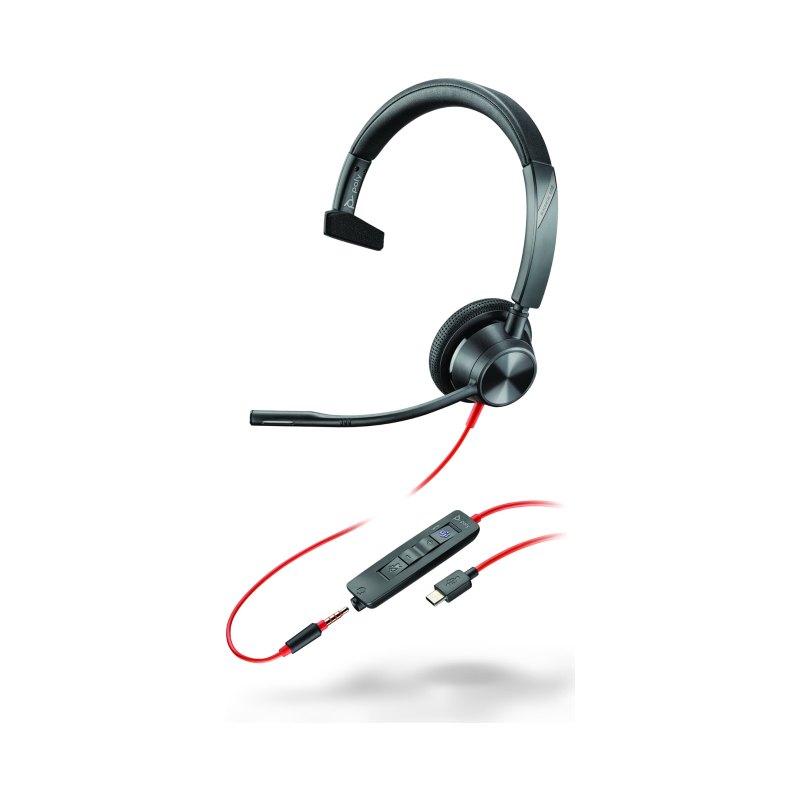HP Poly Poly Blackwire 3315 Microsoft Teams Certified Casque USB-C