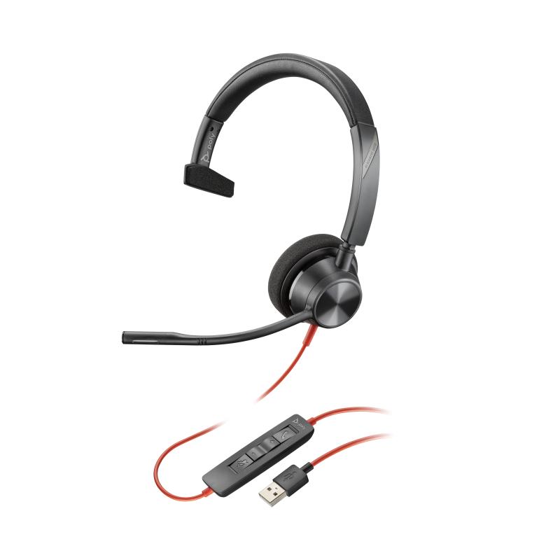 HP Poly Poly Blackwire 3310 Casque USB-A