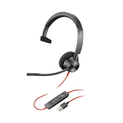 HP Poly Poly Blackwire 3310 Casque USB-A