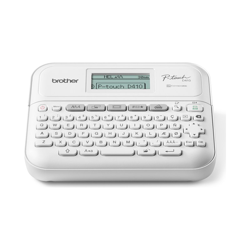 Brother PT-D410 label printer Thermal transfer 180 x 180 DPI 20 mm/sec Wired TZe QWERTY