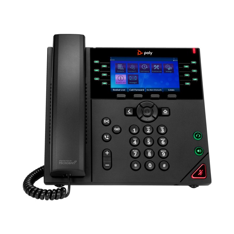 HP Poly Poly OBi VVX 450 12-Line IP Phone and PoE-enabled