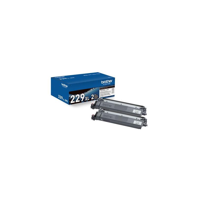 Brother TN-229XL2PK Cartouche de toner 1 pièce(s) Original Noir