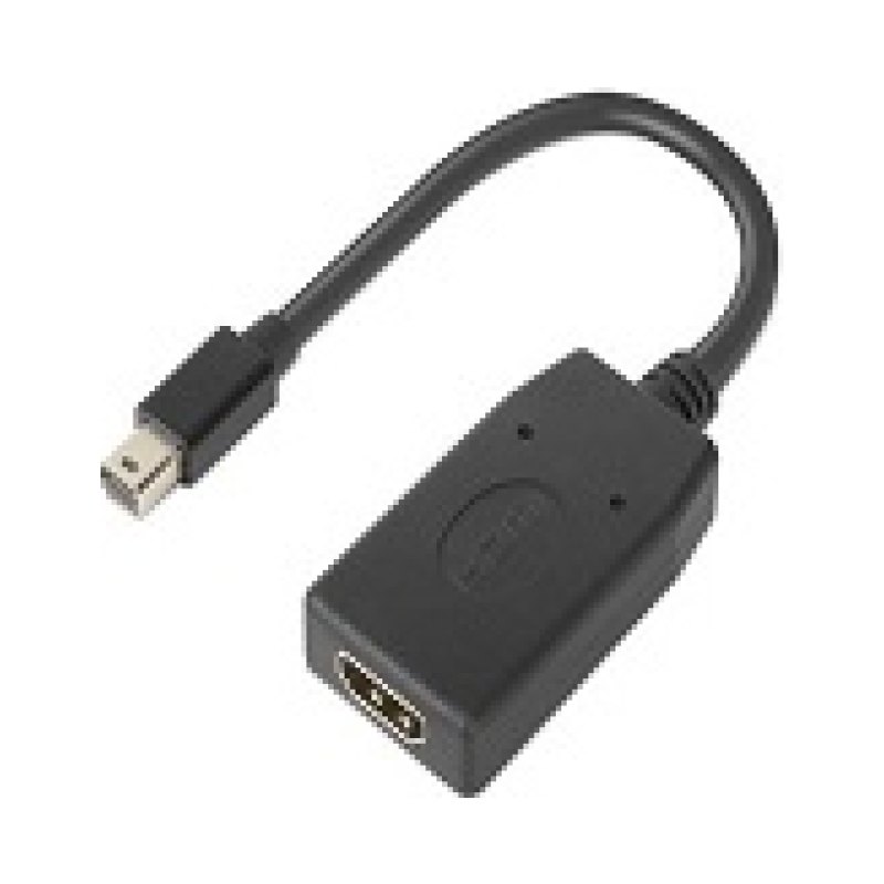 Lenovo 4X90Q93976 video cable adapter Mini DisplayPort HDMI Black