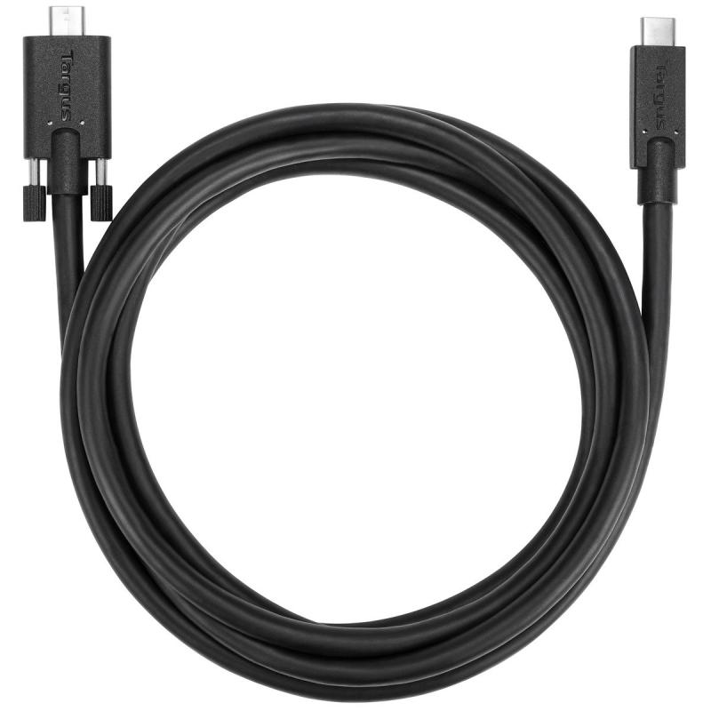 Targus ACC1122GLX câble USB USB 3.2 Gen 1 (3.1 Gen 1) 1,8 m USB C Noir