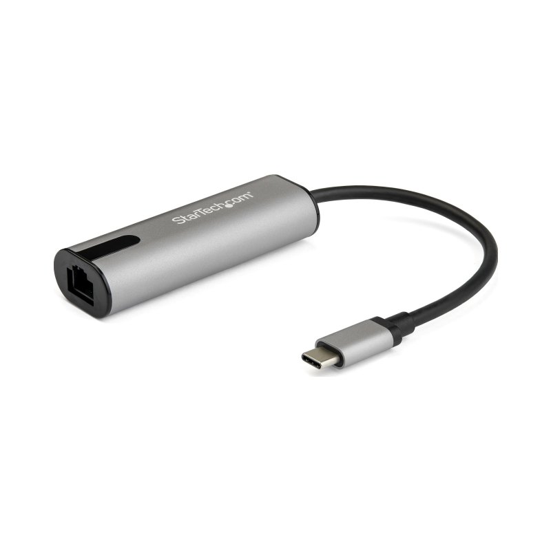StarTech.com Adaptateur 2.5GbE USB C vers Ethernet NBASE-T NIC - Réseau Multi-Vitesse USB 3.0 Type C 2.5/1 Gigabit/100 Mbps/Portable USB 3.1 vers RJ45/LAN Compatible TB3/MacBook Pro Surface