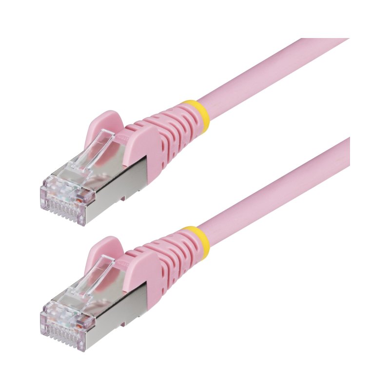 StarTech.com NLPN-25F-CAT6A-PATCH câble de réseau Rose 7,6 m S/FTP (S-STP)