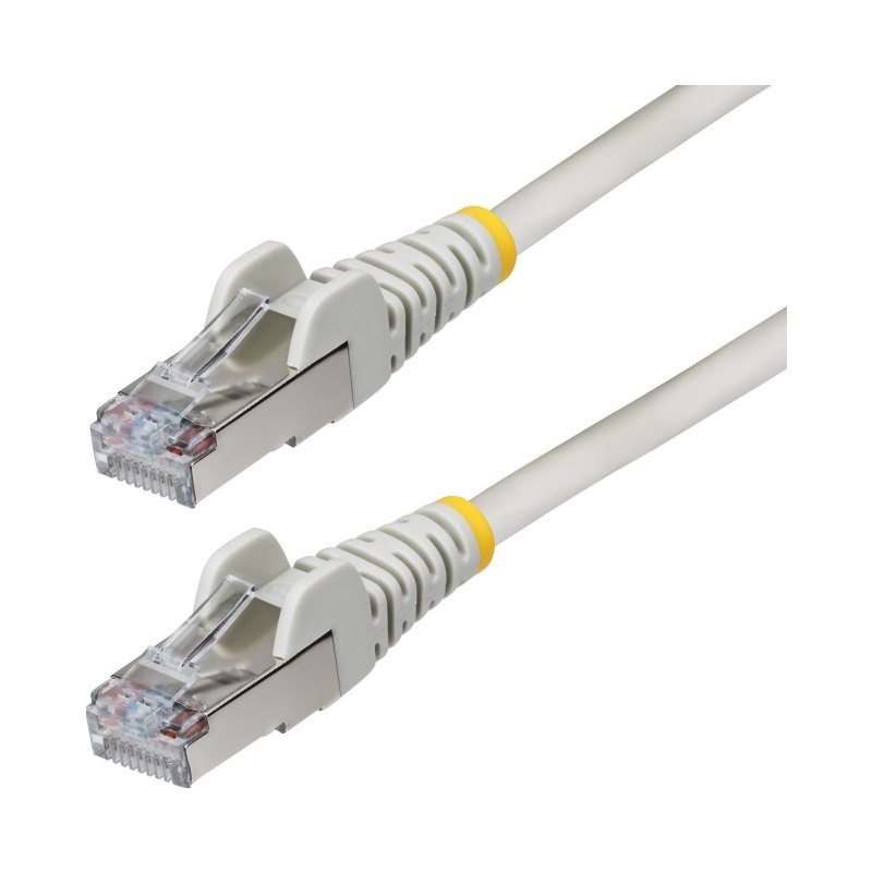 StarTech.com 10ft Gray CAT6a Ethernet Cable, Snagless RJ45, 10GbE, 100W PoE++, S/FTP, LSZH, 27AWG Pure Bare Copper Wire, 500MHz, Shielded Network Patch Cord w/Strain Reliefs, Individually Tested/ETL Verified