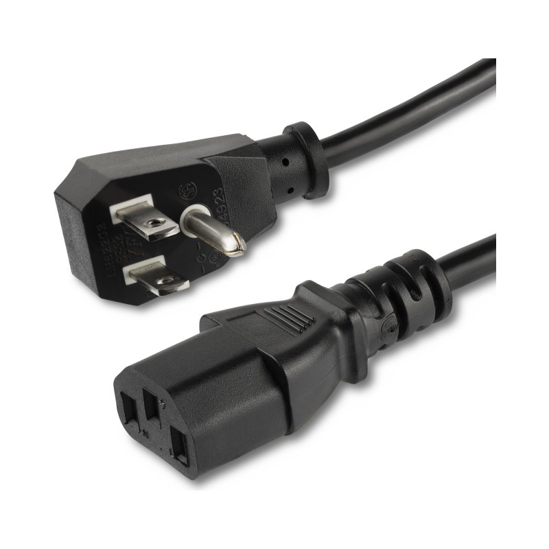 StarTech.com PXTF10110 câble électrique Noir 3 m NEMA 5-15P Coupleur C13