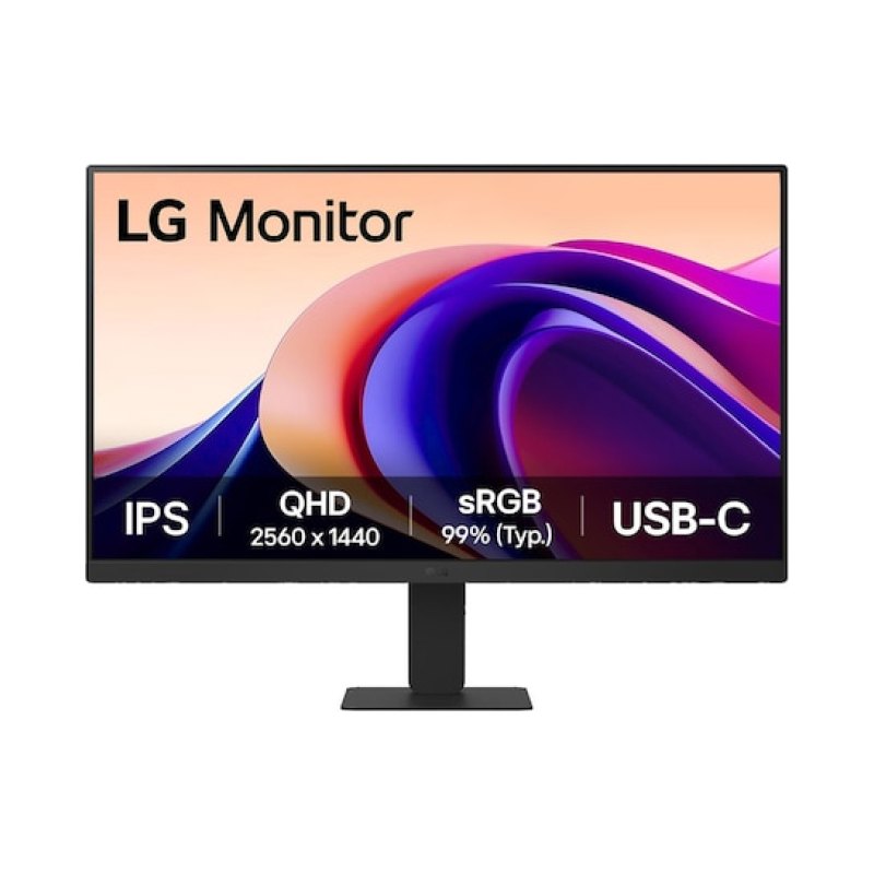 LG 24U631A-B computer monitor 60.5 cm (23.8") 2560 x 1440 pixels Quad HD Black