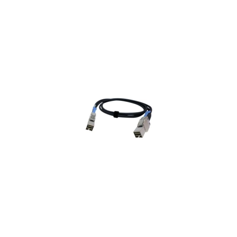 QNAP CAB-SAS05M-8644 câble Serial Attached SCSI (SAS) 0,5 m Noir