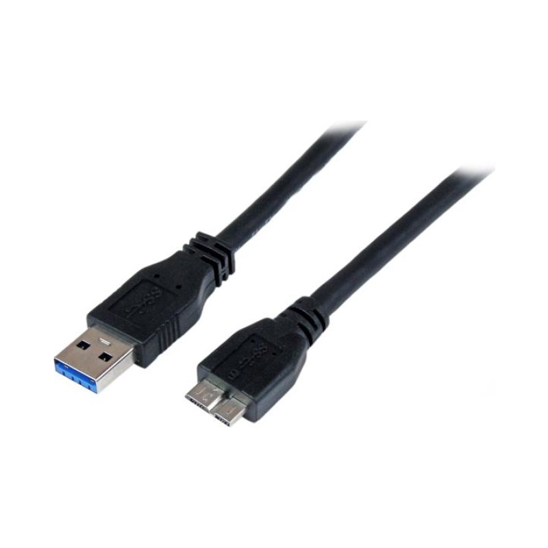 StarTech.com 1m (3ft) Certified SuperSpeed USB 3.0 (5Gbps) A to Micro B Cable - M/M