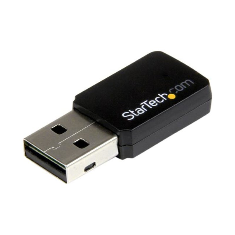 StarTech.com Mini adaptateur USB 2.0 réseau sans fil AC600 double bande - Clé USB WiFi 802.11ac 1T1R