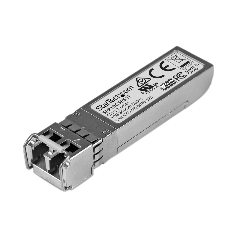 StarTech.com Cisco SFP-10G-SR-S Compatible SFP+ Module - 10GBASE-SR - 10GbE Multimode Fiber MMF Optic Transceiver - 10GE Gigabit Ethernet SFP+ - LC 300m - 850nm - DDM Cisco Firepower, ASR9000, C9300