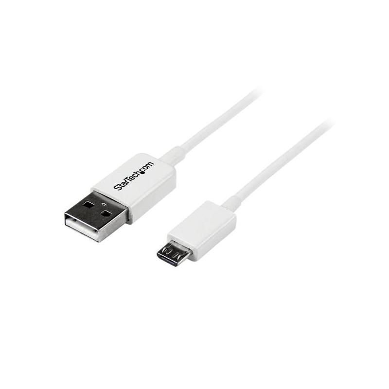 StarTech.com Câble Micro USB 1 m - A vers Micro B - Blanc