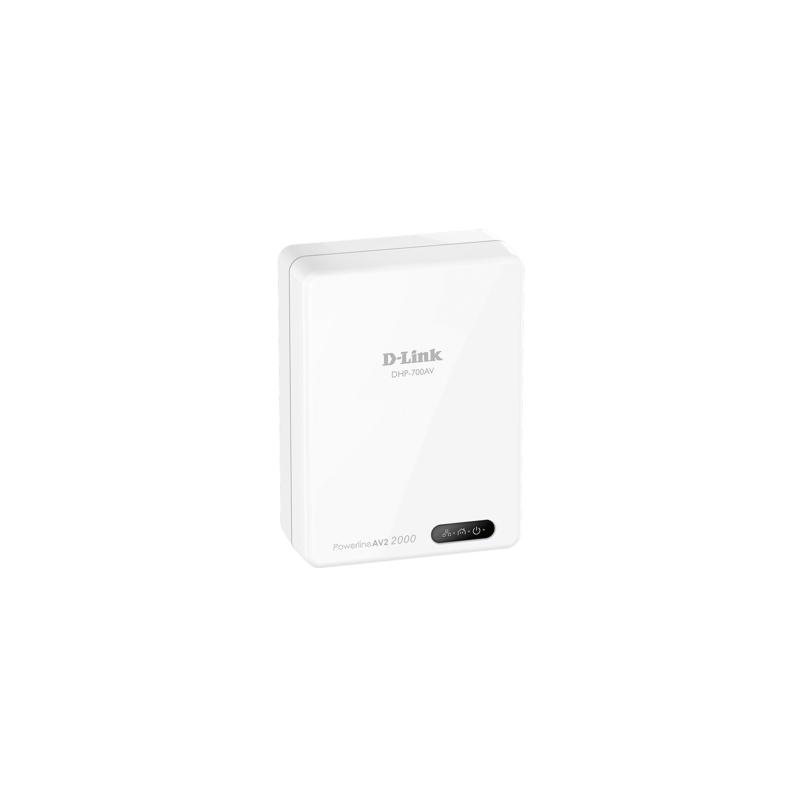 D-Link PowerLine AV2 2000 Récepteur réseau Blanc 10, 100, 1000 Mbit/s