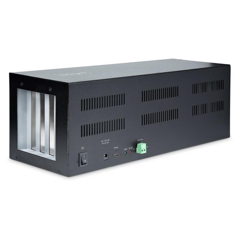 StarTech.com Extension PCI Express à 4 Slot avec Carte Hôte PCIe x2 - Boîtier PCIe 2.0 Externe - Adaptateur PCIe, 10Gbps Slot pour PC de Bureau/Serveur - Boîtier PCI Express, 4 Emplacements PCIe x1