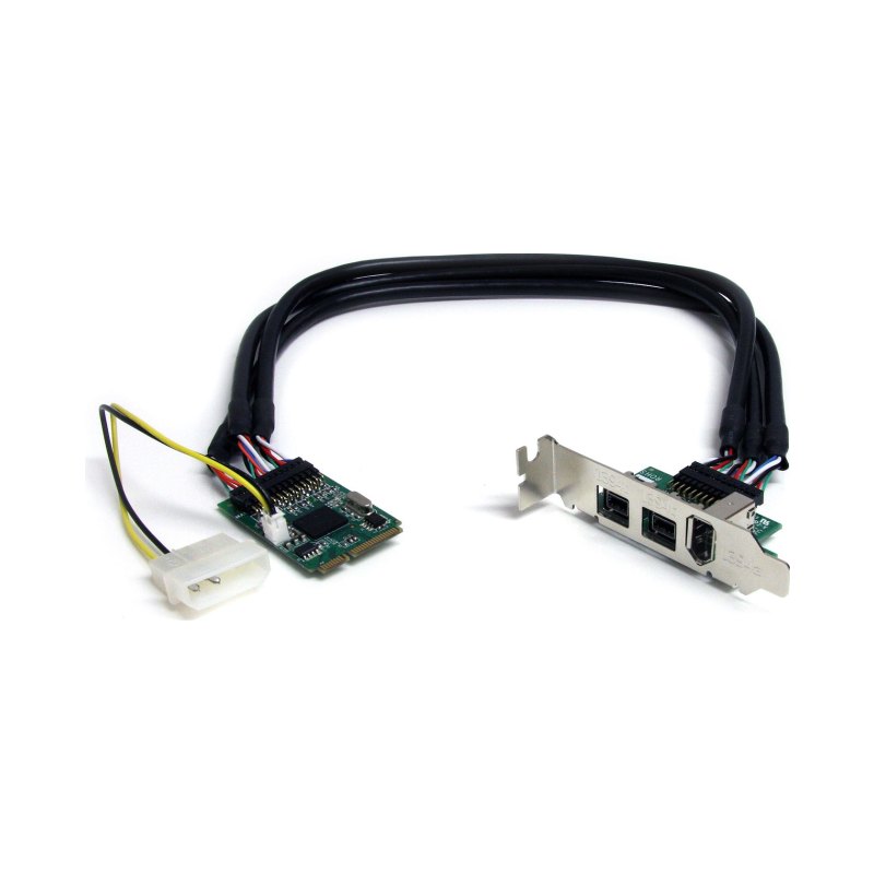 StarTech.com 3 Port 2b 1a 1394 Mini PCI Express FireWire Card Adapter