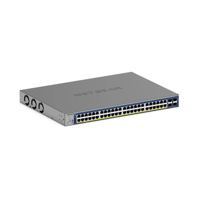 NETGEAR GS752TXPv3 Managed L2/L3/L4 10G Ethernet (100/1000/10000) Power over Ethernet (PoE) 1U Black