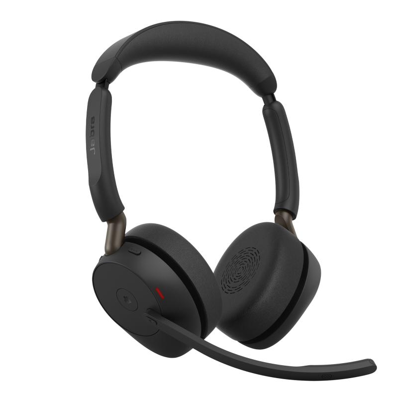 Jabra Evolve3 65 Casque Sans fil Arceau Bureau/Centre d'appels USB Type-C Bluetooth Noir