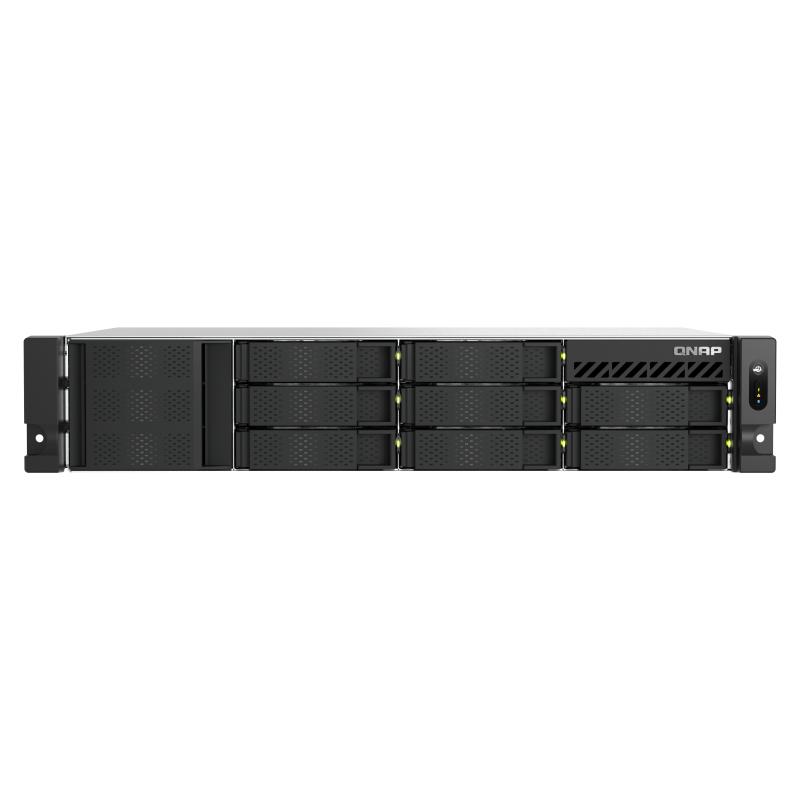 QNAP TS-855EU-RP NAS Rack (2 U) Intel Atom® C5125 8 Go DDR4 0 To QuTS hero Noir
