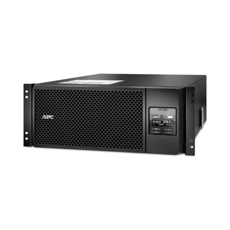 APC Smart-UPS On-Line, 6kVA/6kW, Rackmount 4U, 230V, 6x C13+4x C19 IEC outlets, Network Card+SmartSlot, Extended runtime, W/ rail kit, Marine