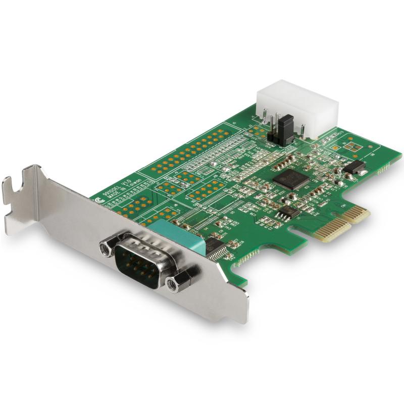 StarTech.com Carte Adaptateur Série RS232 PCI Express à 4 Ports - Carte Contrôleur Hôte Série PCIe RS232 - Carte PCIe vers Série DB9 - 16950 UART - Carte d'Extension - Windows et Linux