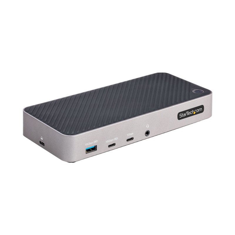 StarTech.com USB-C Triple Monitor Docking Station for MacBook Pro / Air M1 M2 M3 M4 M5 & Windows, Universal 4K HDMI DP Dock, Thunderbolt Compatible, 100W Laptop Charging