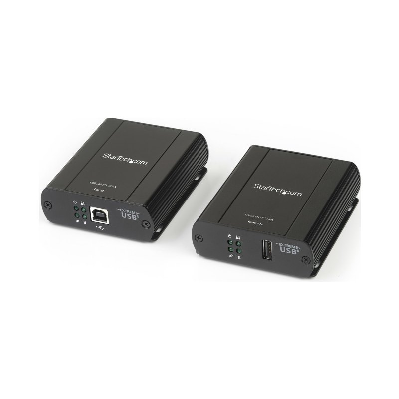 StarTech.com USB2001EXT2NA rallonge de console Émetteur et récepteur de console 480 Mbit/s