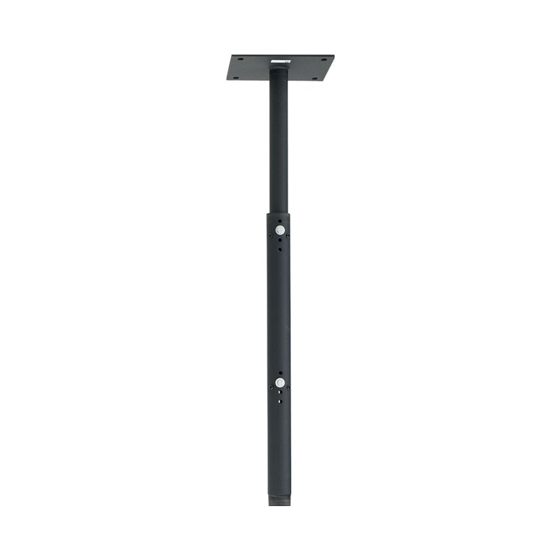 Chief 8 Inch (203 mm) Ceiling Plate with Adjustable 1.5 Inch NPT Column in Black