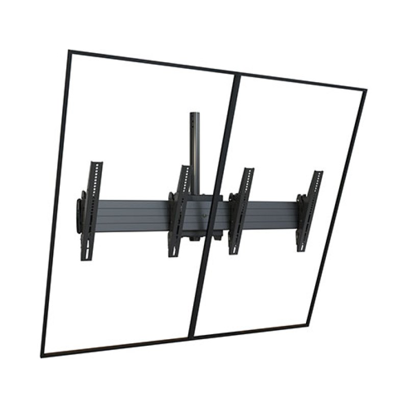 Chief Fusion® Large Ceiling Mounted 2 x 1 Portrait Menu Board 400 mm Interfaces