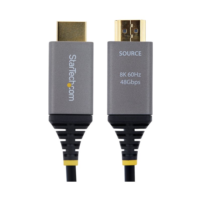 StarTech.com Câble Optique Actif Hybride (AOC) HDMI 2.1 de 20m, CMP Plenum, 8K 60Hz, 48 Gbps, Câble HDMI 2.1/2.0 Certifié Ultra Haut Débit