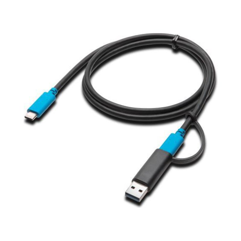 Kensington K38312WW USB cable USB 3.2 Gen 2 (3.1 Gen 2) 1 m USB A USB C 10 Gbit/s 100 W Black
