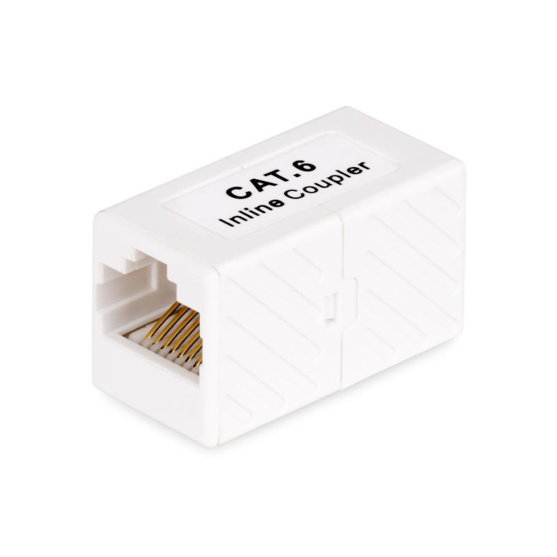 StarTech.com Connecteur RJ45, Connecteur en ligne Cat6, Connecteur T568B Femelle à Femelle (F/F), Extension de câble Ethernet non blindé